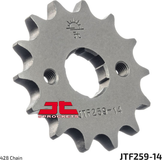 JT Sprockets Γρανάζι Μπροστά 14 Δοντιών για Honda XL 185 S