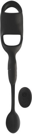 You2Toys Rebel Cock Ring With Remote Control Butt Plug Δαχτυλίδι Πέους Σιλικόνης με Πρωκτική Σφήνα Μαύρο 05507280000