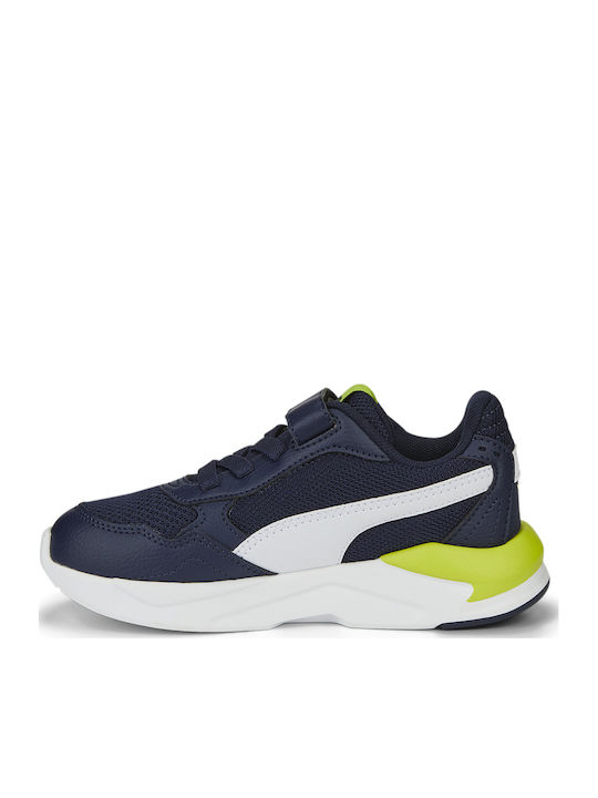 X- Ray Kids Sports Shoes Running with Hoop & Loop Closure Navy Blue