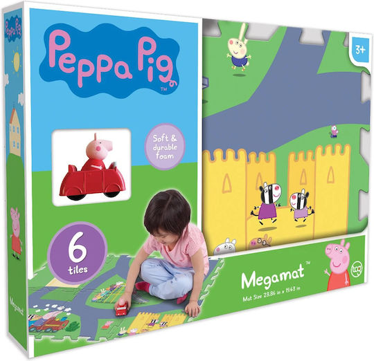 Giochi Preziosi Διαδραστικό Παζλ Δαπέδου Peppa με Δρόμους 6τμχ