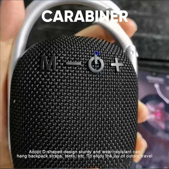 Sonic Gear Go 1 Ηχείο Bluetooth 5W με Ραδιόφωνο και Διάρκεια Μπαταρίας έως 4 ώρες Μαύρο