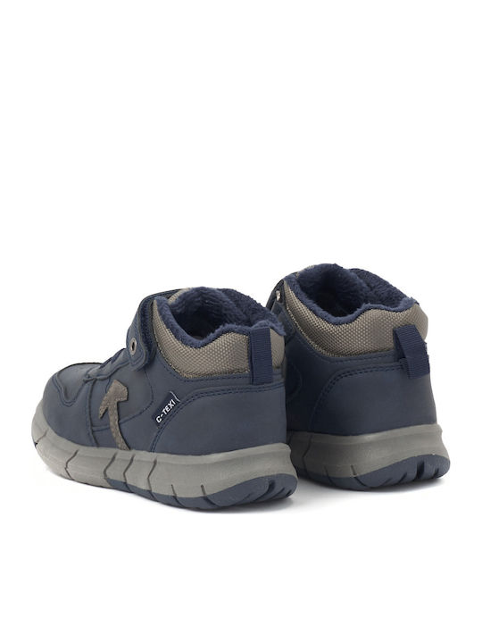 Kinderstiefeletten mit Klettverschluss Marineblau