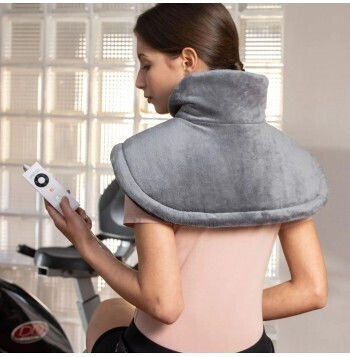 Imetec Intellisense Cervical Shoulder/Neck Heating Pad Gray 52x47cm