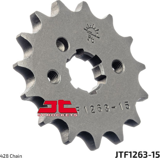 JT Sprockets Γρανάζι Μπροστά 15 Δοντιών για Yamaha Crypton R 115