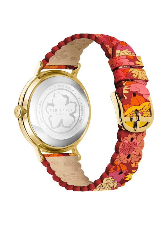 Ted Baker Phylipa Retro Women's Watch with Leather Strap