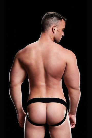 Envy Menswear Jockstrap Low Rise Lenjerie Sexy Bărbați Jockstrap Negru