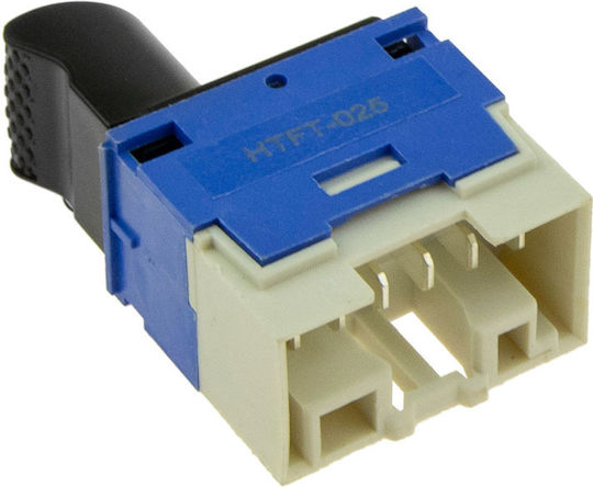 NTY Διακόπτης Παραθύρων Αυτοκινήτου για Fiat Albea / Palio 6pin Μαύρο
