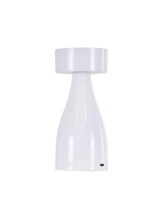 GloboStar Dolly Table Decorative Lamp LED Battery White