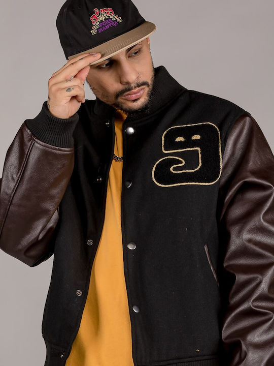 Lust Mantra GBJK147 Winter Jacket Bomber Black