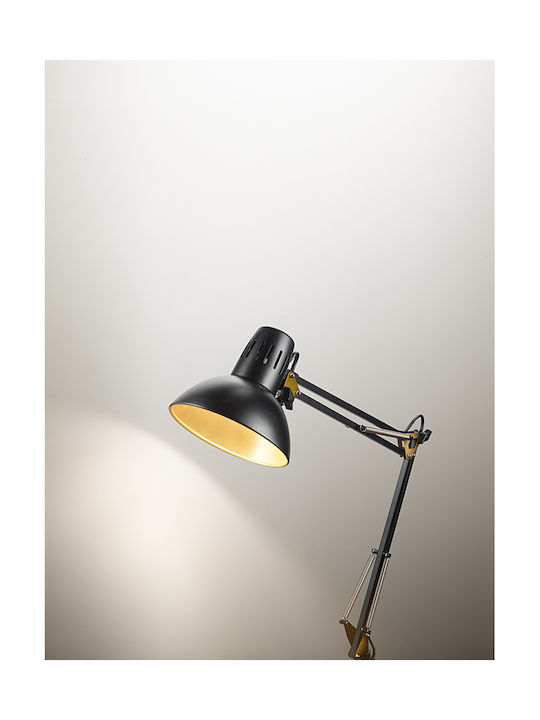 Perenz Office Lamp with Foldable Arm in Black Color