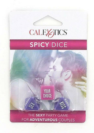Calexotics Spicy Dice Ερωτικό Παιχνίδι Ζαριών 3τμχ 12567