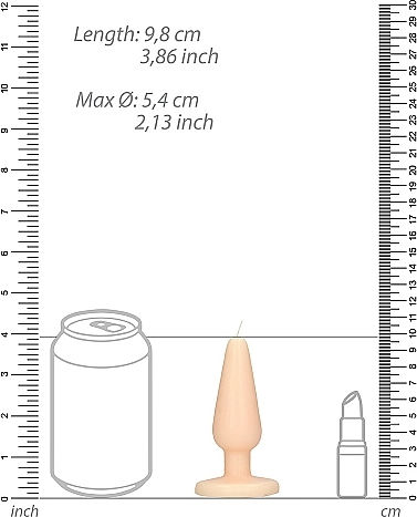 S-Line Scandalous Candles Butt Plug Αστείο Sexy Δώρο Flesh