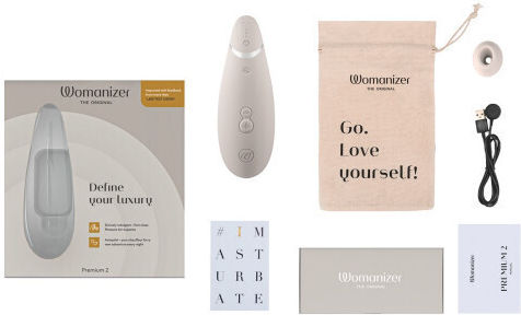 Womanizer Premium 2 Αναρροφητής Vagin Grey 1buc