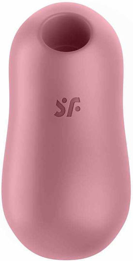 Satisfyer Clitoris Sucker & Vibrator Cotton Candy Light Red