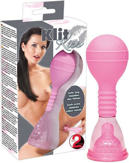 You2Toys Klit Kiss Вакуумен Стимулатор За Вагина И Клиторен Розов