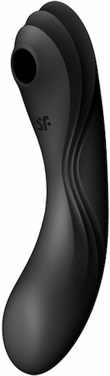 Satisfyer Curvy Trinity 4 Αναρροφητής Αιδοίου με Δόνηση Black