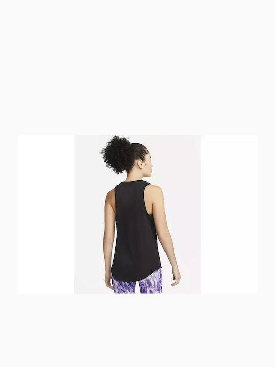 Nike Femeie Sport Bluză Fără mâneci Neagră