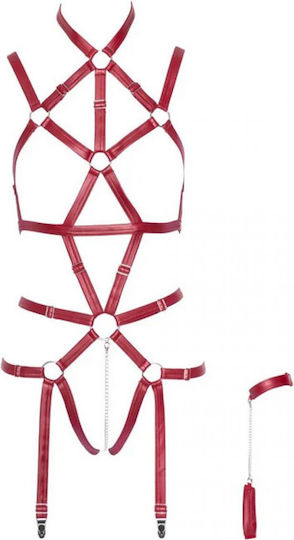 Naughty Toys Ham Bondage Body Roșu Bad Kitty