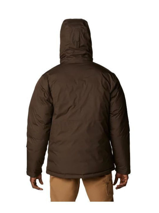 Columbia Oak Harbor Insulated Men's Winter Jacket Waterproof and Windproof Brown