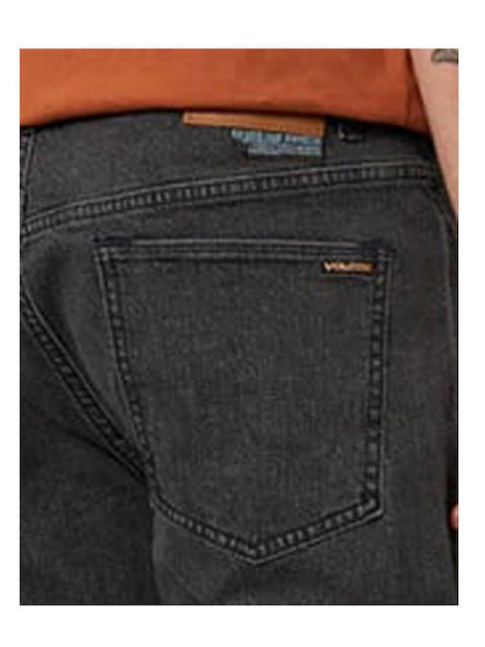Solver Men's Jeans Pants Elastic with Regular Straight Fit Stoney Black