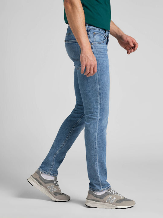 Ανδρικό Παντελόνι Τζιν με Slim Tapered Εφαρμογή Μπλε