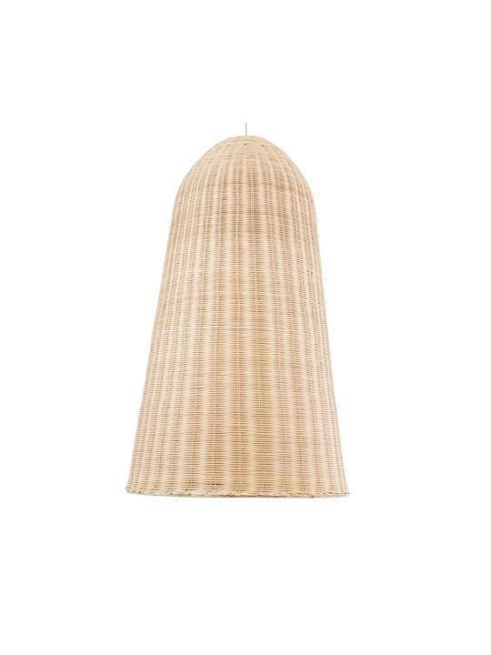 GloboStar Farol Κρεμαστό Φωτιστικό Μπεζ LED Boho Πλέγμα 60εκ.