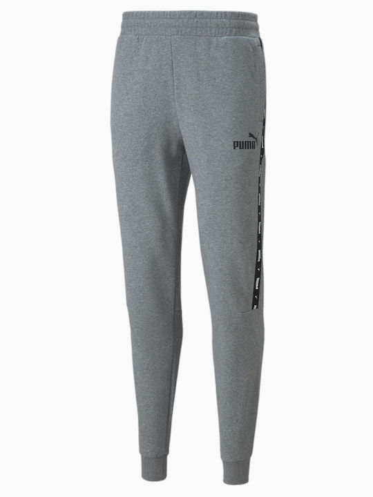 Ess+ Tape Sweatpants with Elastic Gray