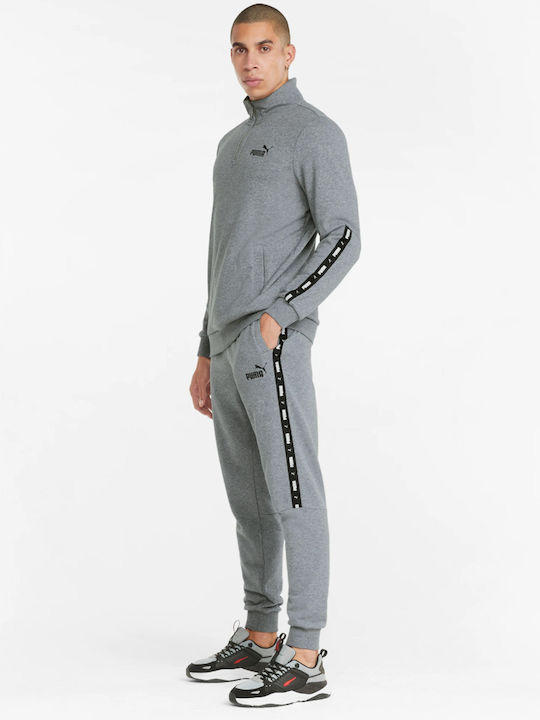 Ess+ Tape Sweatpants with Elastic Gray