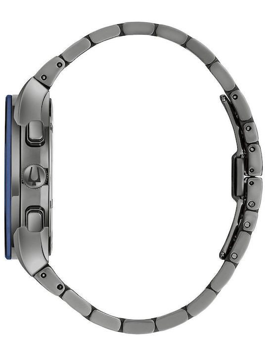 Bulova Millennia Ανδρικό Ρολόι 41mm Χρονογράφος Μπαταρίας με Γκρι Μεταλλικό Μπρασελέ