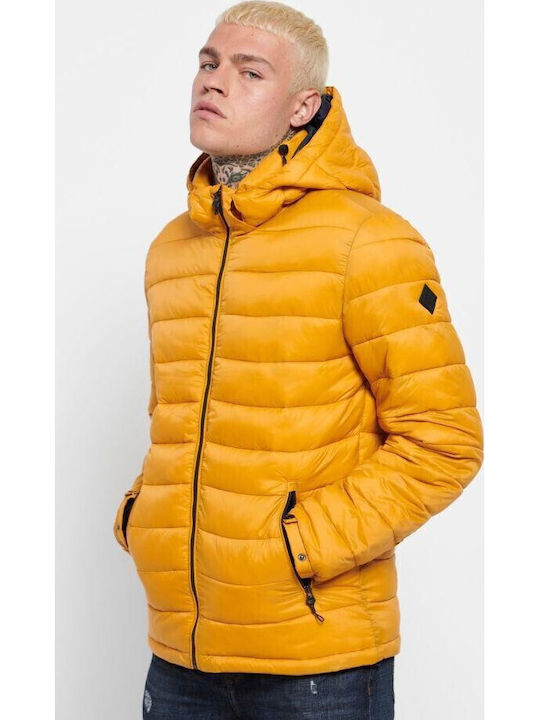 Winter Jacket Puffer Amber Yellow