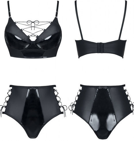 Demoniq Jessica Underwear Set Black