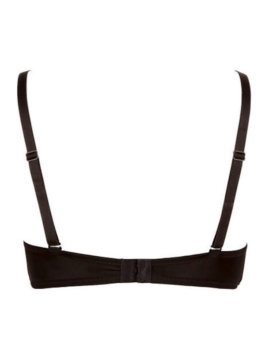 Cottelli Collection Gittery Bra Sexy Σουτιέν Ασημί