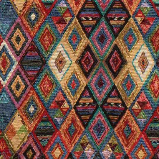 Ethnic Πολύχρωμο 140x140εκ.