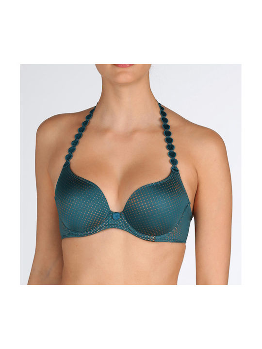 Marie Jo L'Aventure Tom-Atlantic Deep bra with heart shape lining, Petrol colour