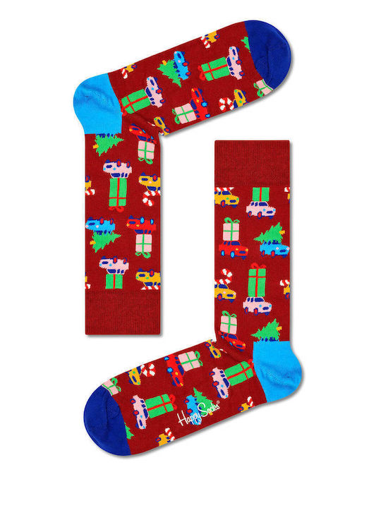 Happy Socks Holiday Vibes Ανδρικές Χριστουγεννιάτικες Κάλτσες Πολύχρωμες 4Pack Happy Socks Holiday Vibes Ανδρικές Χριστουγεννιάτικες Κάλτσες Πολύχρωμες 4Pack