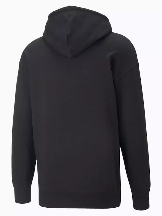 Puma Fandom Sweatshirt with Hood Black