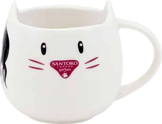 Santoro Ruby Wild Κούπα από Πορσελάνη Λευκή 2τμχ Santoro Ruby Wild Κούπα από Πορσελάνη Λευκή 2τμχ