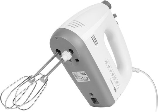 Teesa Μίξερ με Πλαστικό Κάδο 3.4lt Λευκό 400W