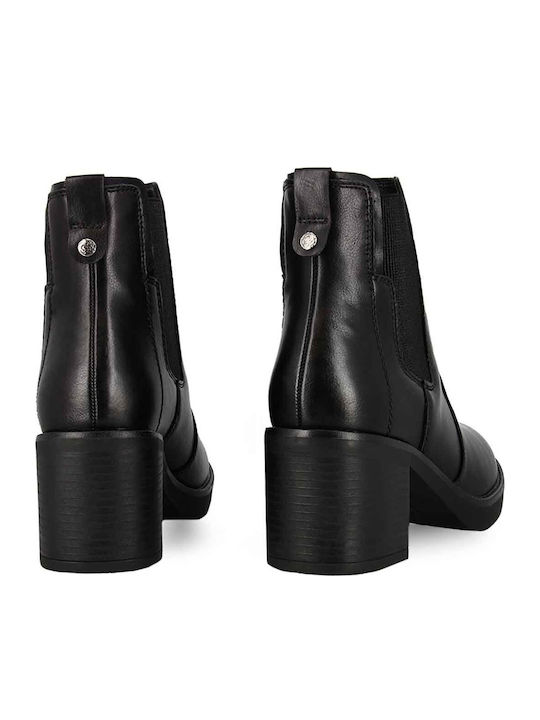 Women's Chelsea Boots with Medium Heel Black