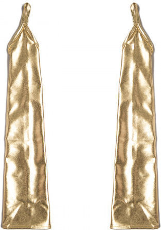 Naughty Toys Sexy Gloves Gold