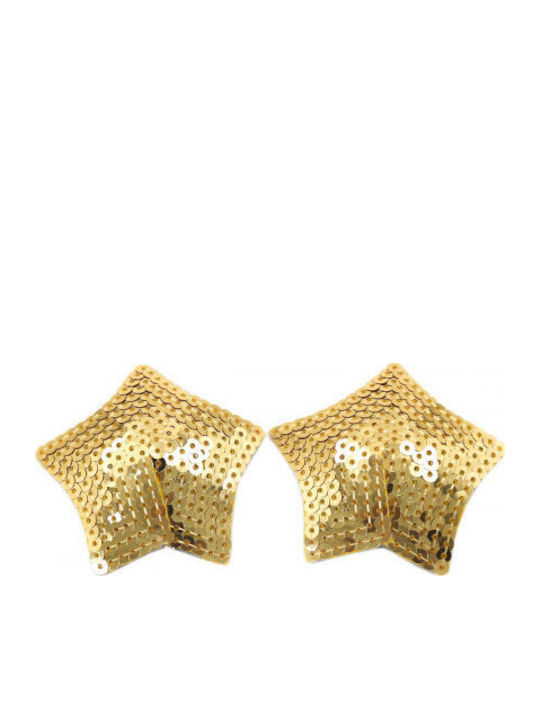 Naughty Toys Sparkling Star Nipple Covers Gold