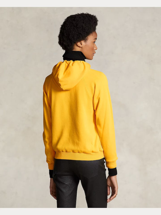 Ralph Lauren Women's Long Hooded Sweatshirt Yellow