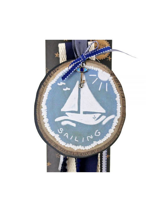 Synchronia Tischplatte Glücksbringer Boot Blau 1Stück