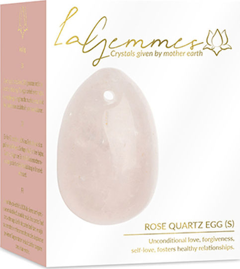 La Gemmes Yoni Rose Quartz Egg Κολπικές Μπάλες Ροζ