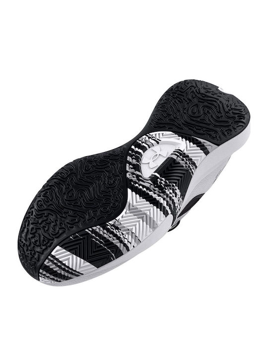 Lockdown 6 High Basketball Shoes White / Jet Gray / Black