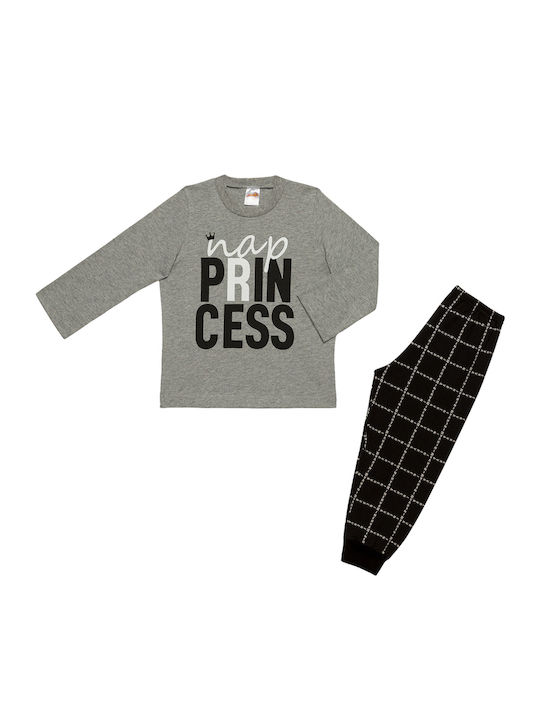 Minerva Kids' Pajamas Winter Gray PRINCESS