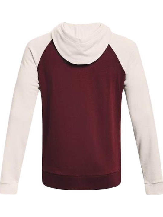 Rival WM Colorblock Sweatshirt mit Kapuze Red/Beige