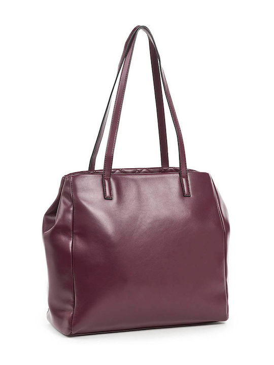 Verde Women's Bag Shopper Shoulder Purple