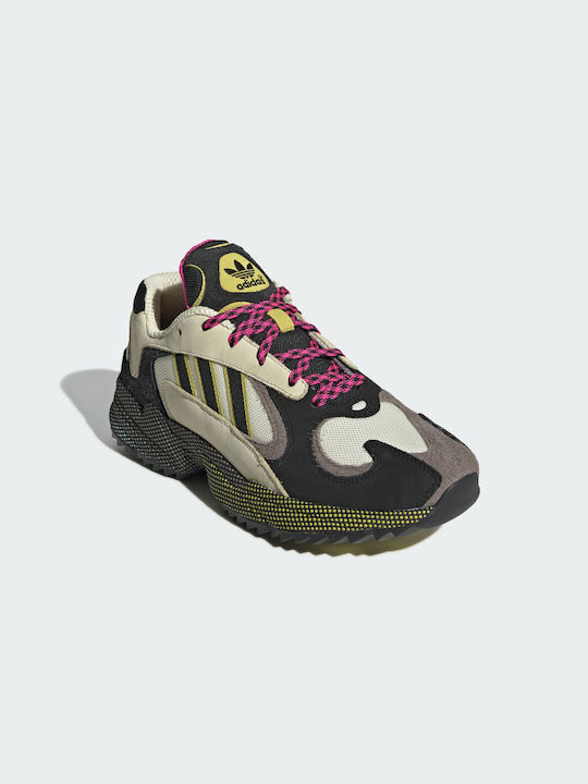 Adidas Yung-1 Ανδρικά Chunky Sneakers Sand / Black / Pink