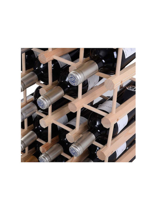 Timeless Tools С крака Κάβα Ποτών Дърво για 40 Μπουκάλια Кафяв 43.5x24x84.5εκ.